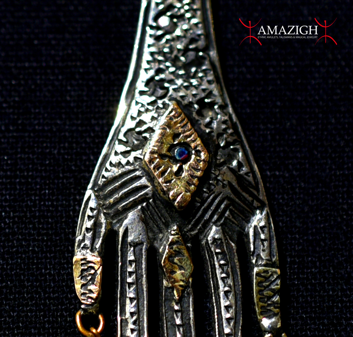 Antique Hand of Fatima – Chichkhan Khamsa – Tunis, Tunisia