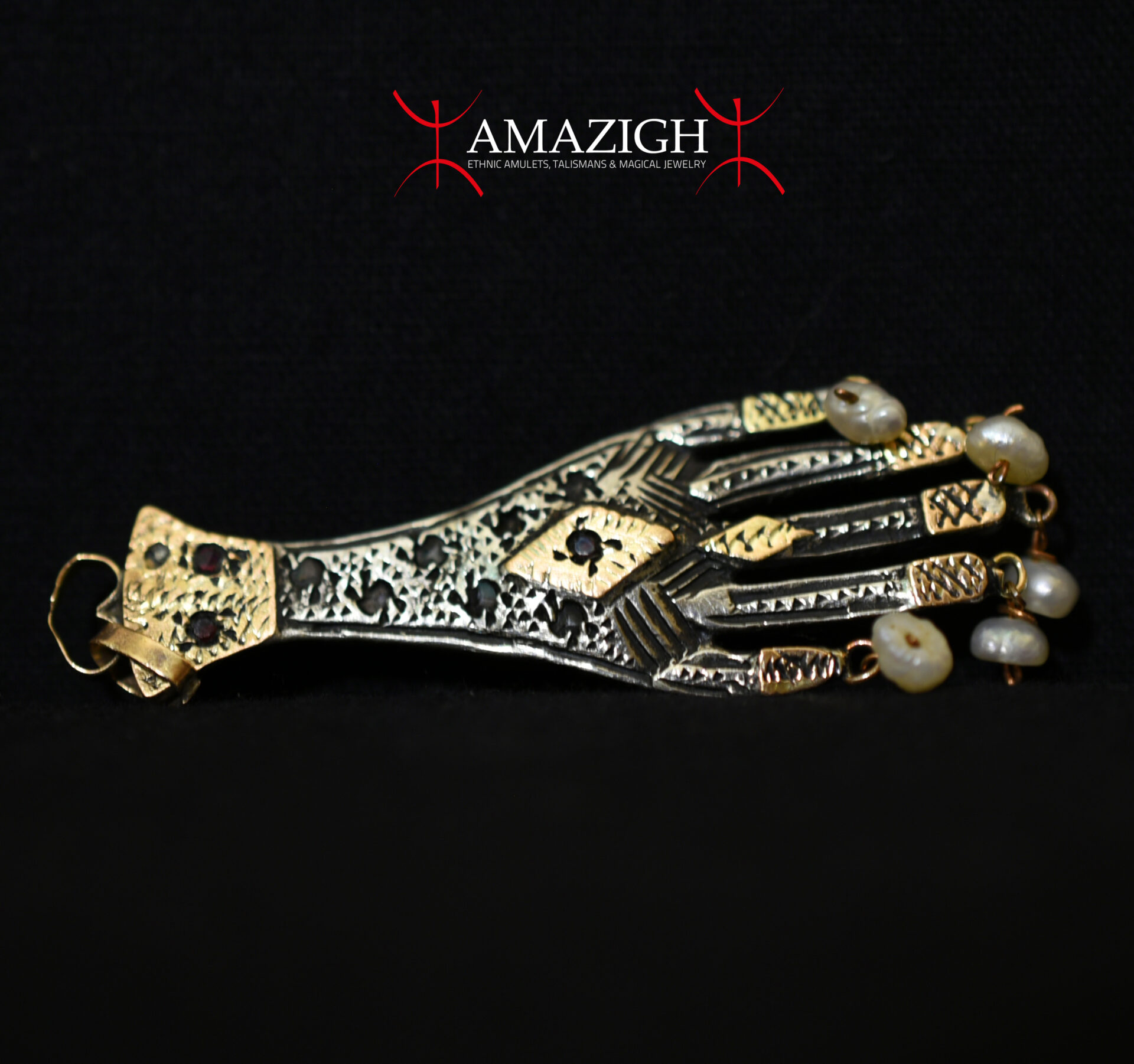 Antique Hand of Fatima – Chichkhan Khamsa – Tunis, Tunisia