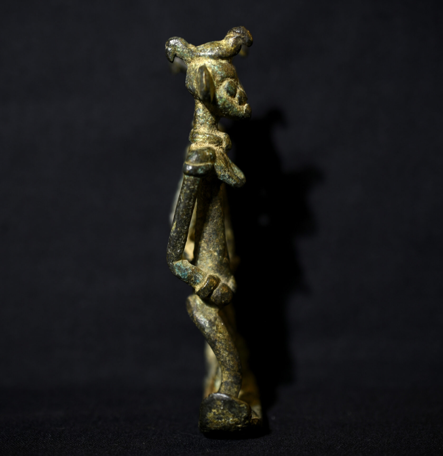Pair of Bronze Ritual Figures – Senufo – Côte d’Ivoire