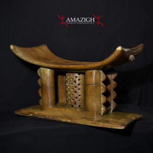 Old Large Ashanti Ceremonial Stool - Ahenkro Region, Ghana