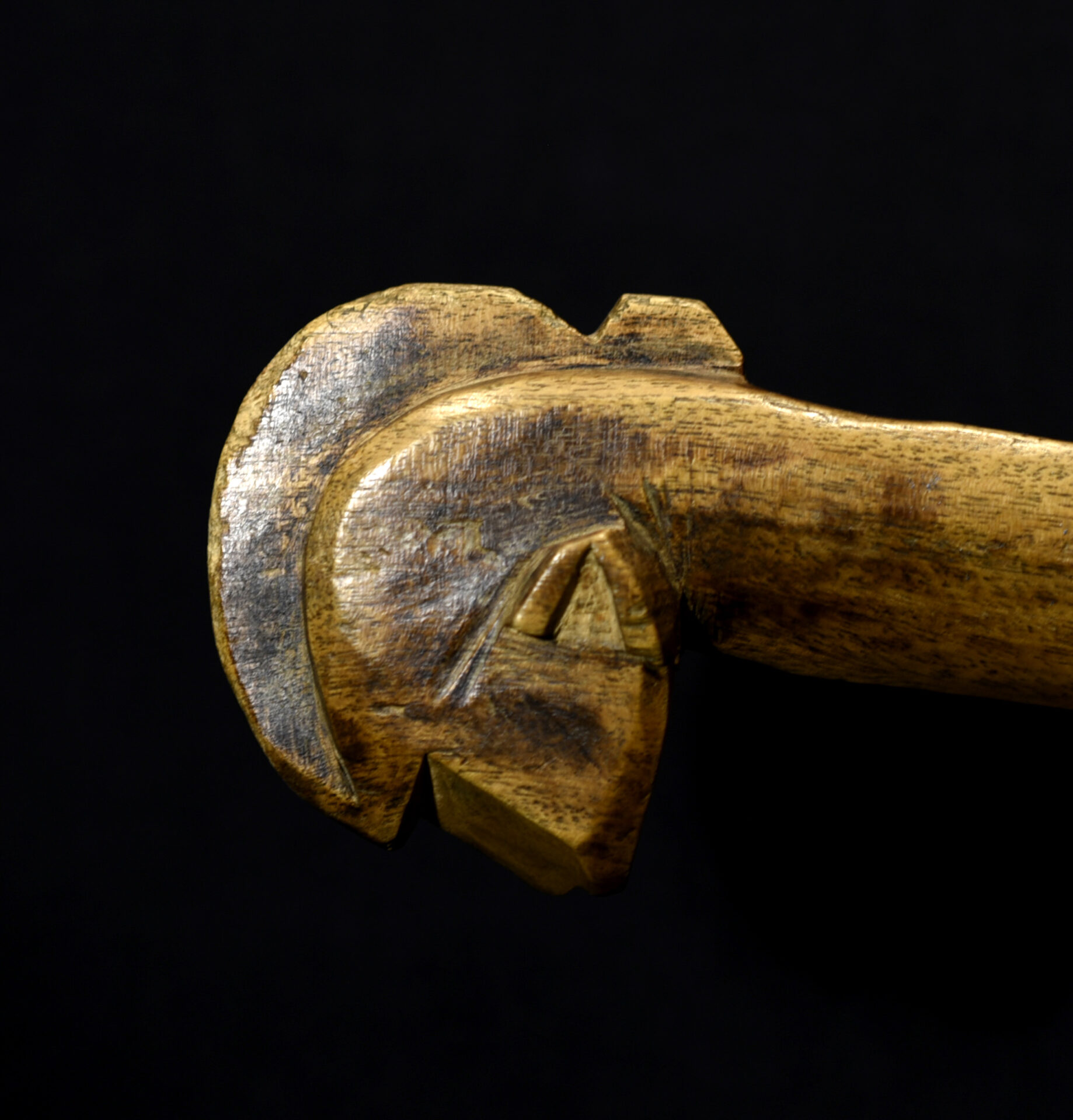 Old Anthropomorphic Ceremonial Stool – Marka‑Bamana – Western Mali