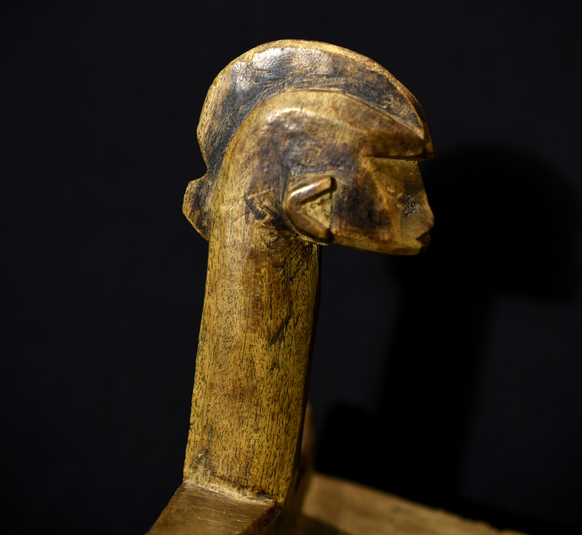 Old Anthropomorphic Ceremonial Stool – Marka‑Bamana – Western Mali