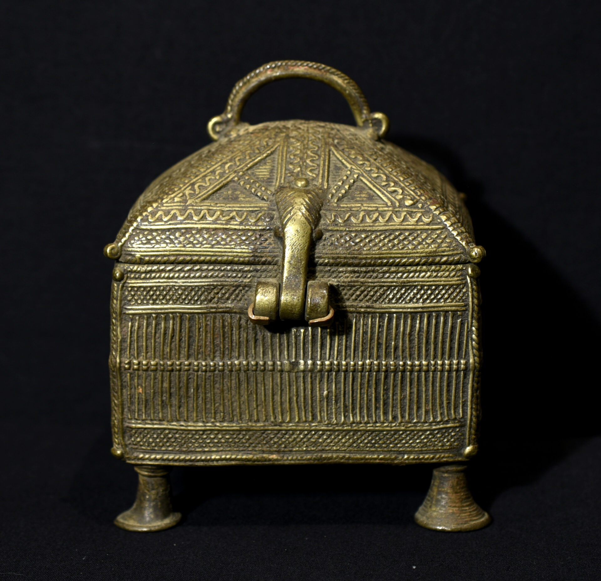 Old Ashanti (Asante) Brass Container – Ghana