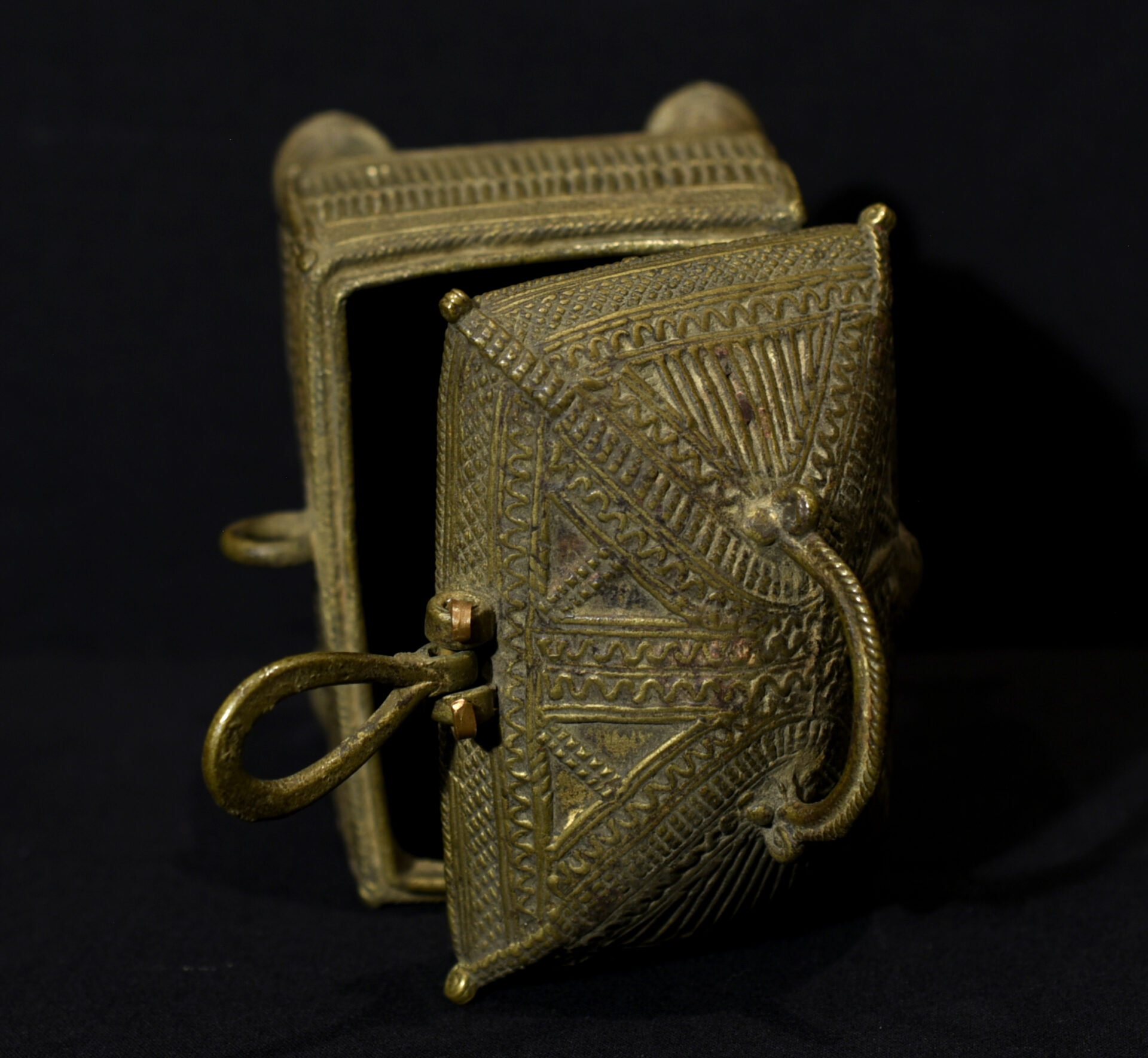 Old Ashanti (Asante) Brass Container – Ghana