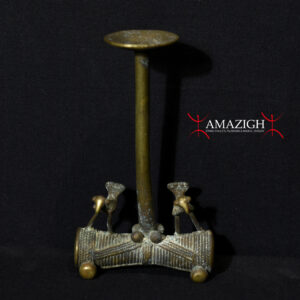 Antique Tiv Bronze Snuff Ring (Snuff Inhaler) – Ritual Tobacco Object - Nigeria