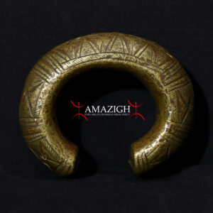 Antique Massive Bronze Djerma Manilla – African Currency – Niger