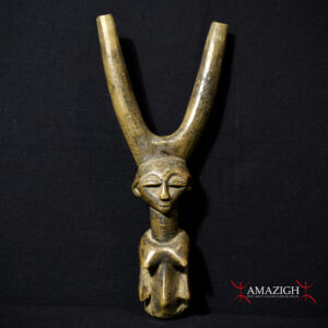 Old Fine Lobi Slingshot Catapult – Carved Wood – Burkina Faso