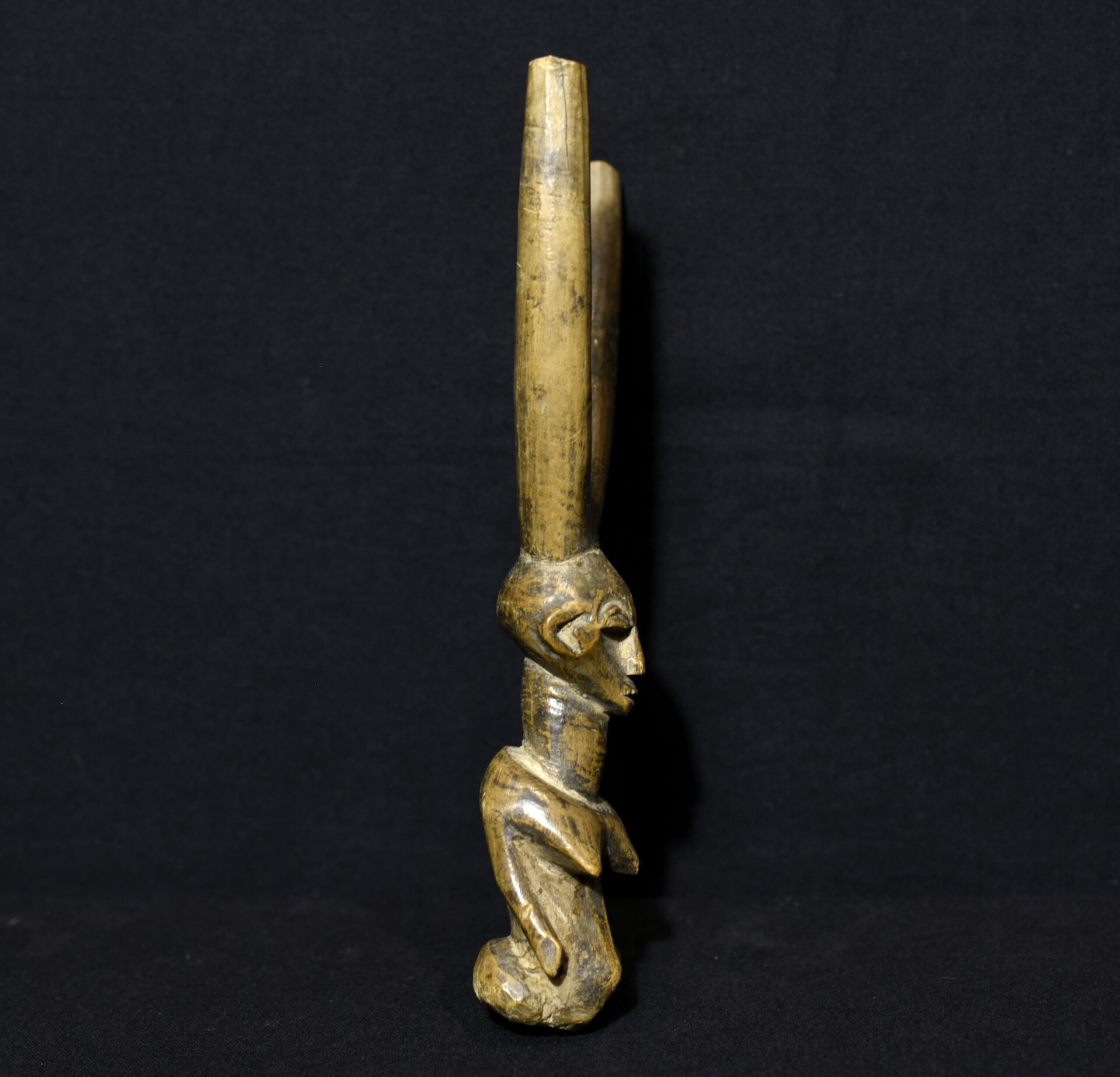 Old Fine Lobi Slingshot Catapult – Carved Wood – Burkina Faso