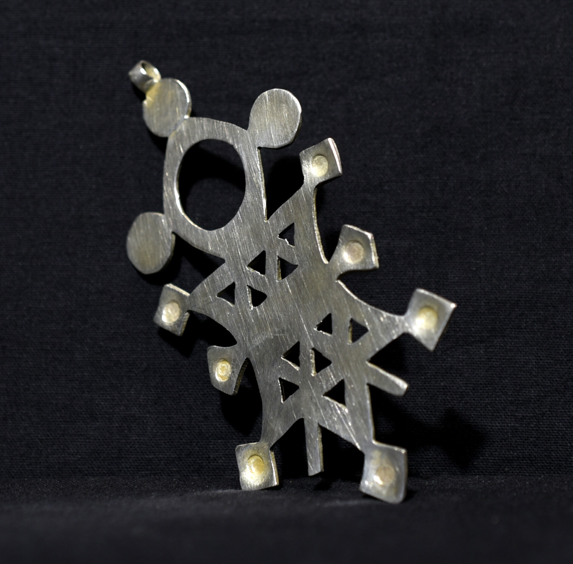 Beautiful Large Tuareg Silver Cross – ABALAK – Niger