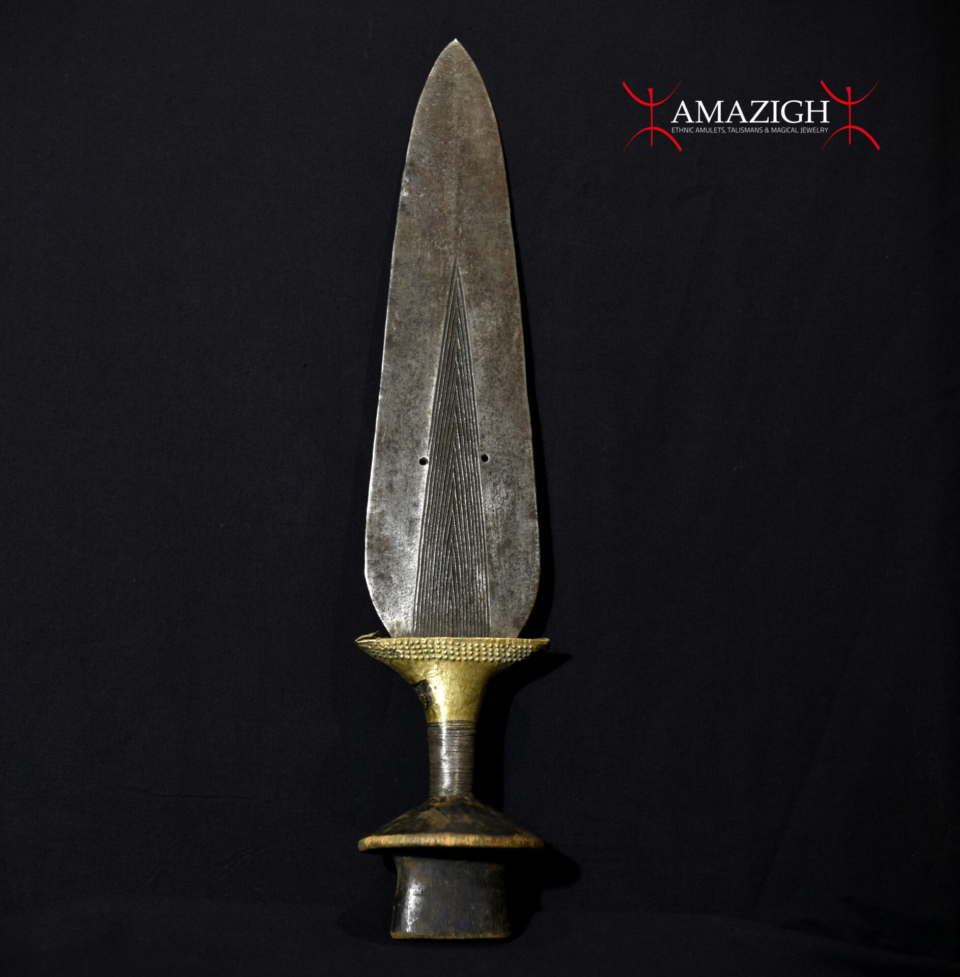 Antique Large Ceremonial Knife – Ngombe / Doko – Ubangi Region, Northern Congo