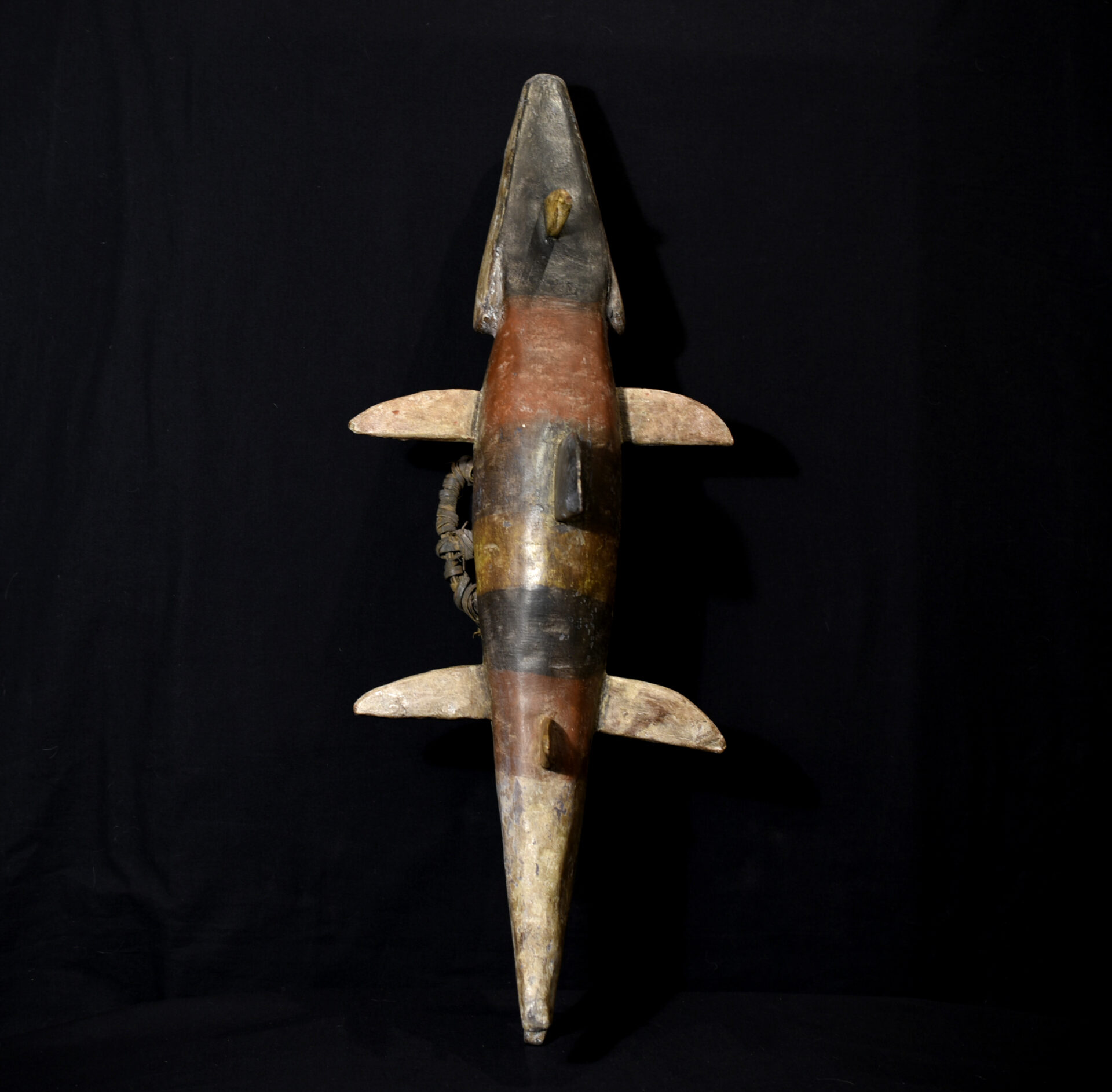 Old Ijaw (Ijo) Polychrome Fish Headdress – Niger Delta, Nigeria