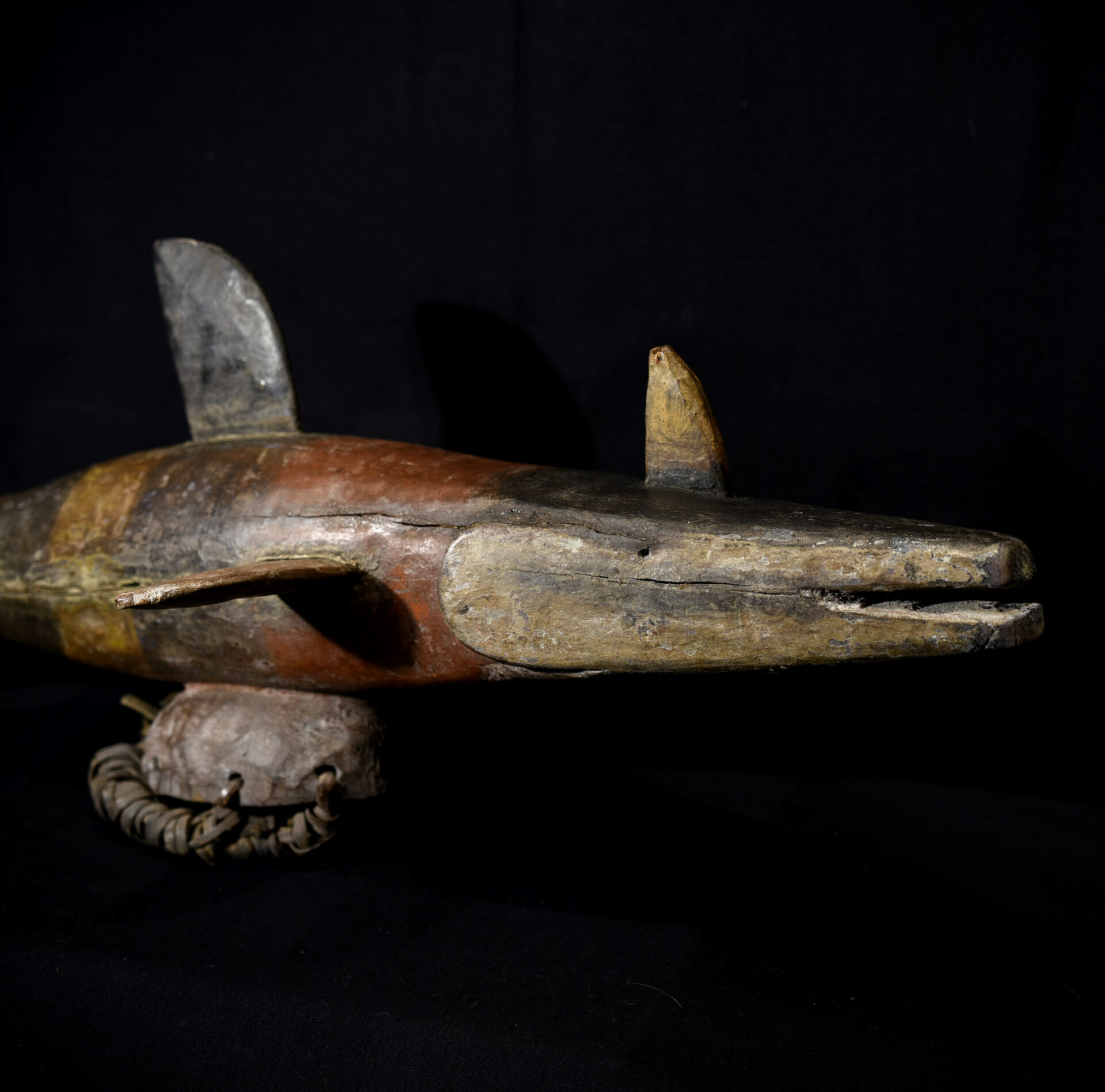 Old Ijaw (Ijo) Polychrome Fish Headdress – Niger Delta, Nigeria