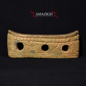 Antique Qua Terracotta Headrest – Calabar Region, Nigeria – RARE ITEM