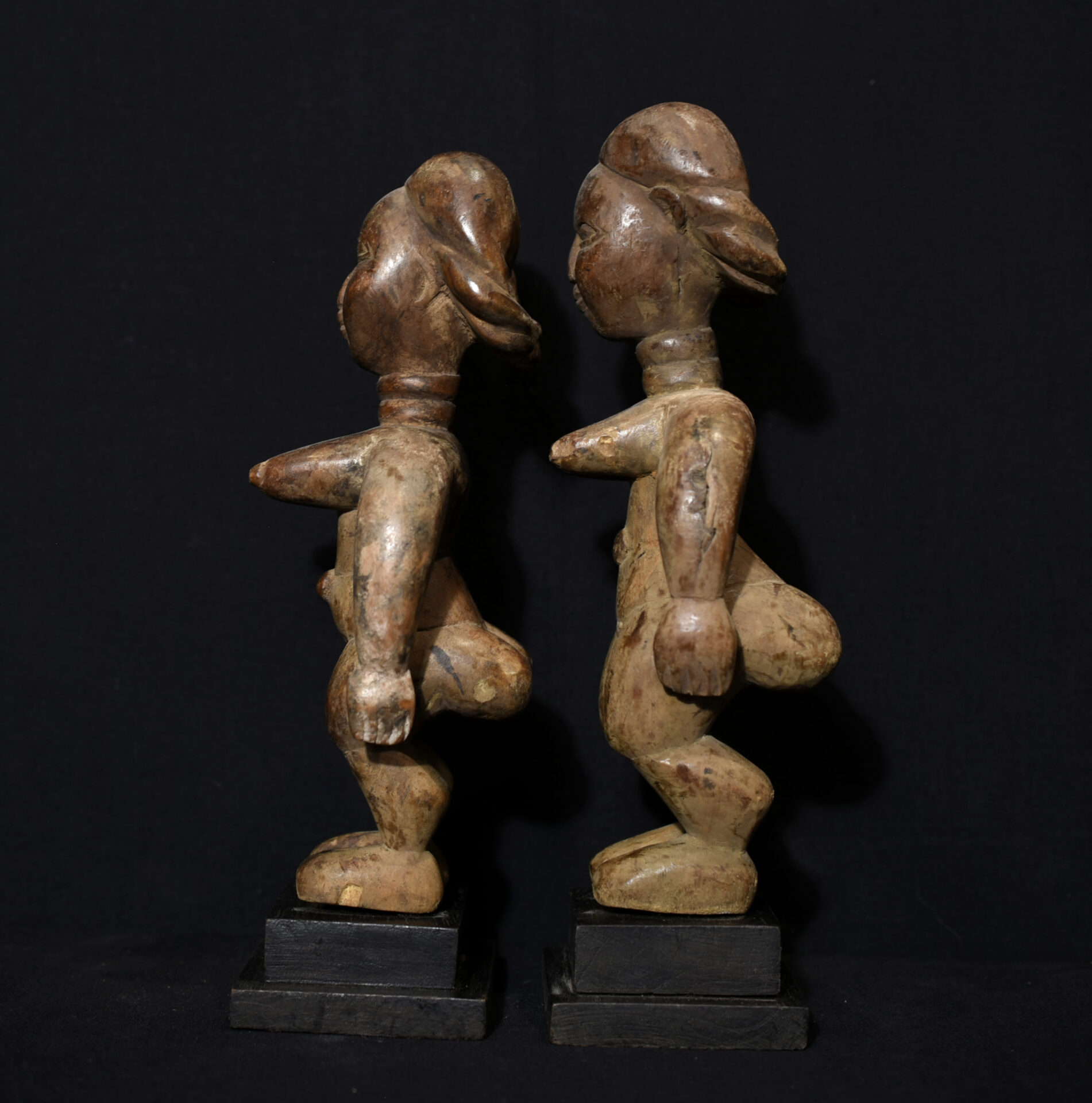 An Old Pair Venavi (Twin) Figures – Ewe – Ghana/Togo.