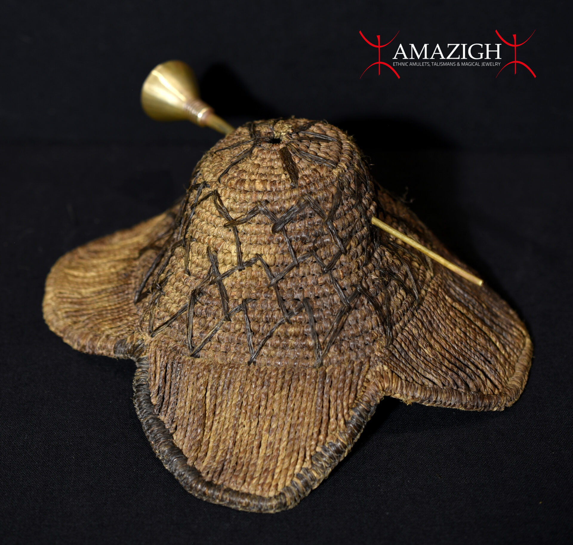 Antique Kuba Prestige Cap – Laket Mishiing – DR Congo