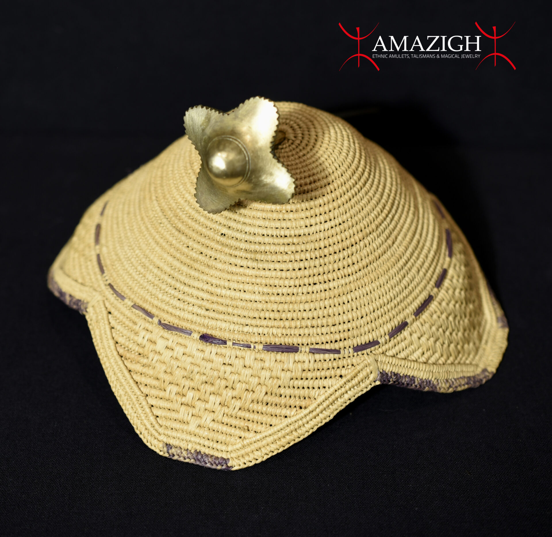 Antique Kuba Prestige Cap – Laket Mishiing – DR Congo