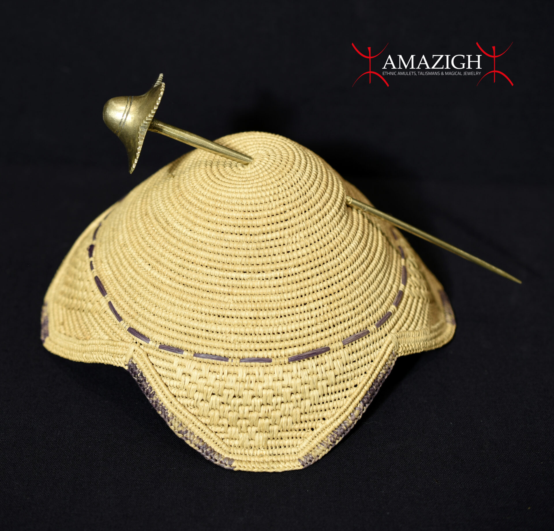 Antique Kuba Prestige Cap – Laket Mishiing – DR Congo