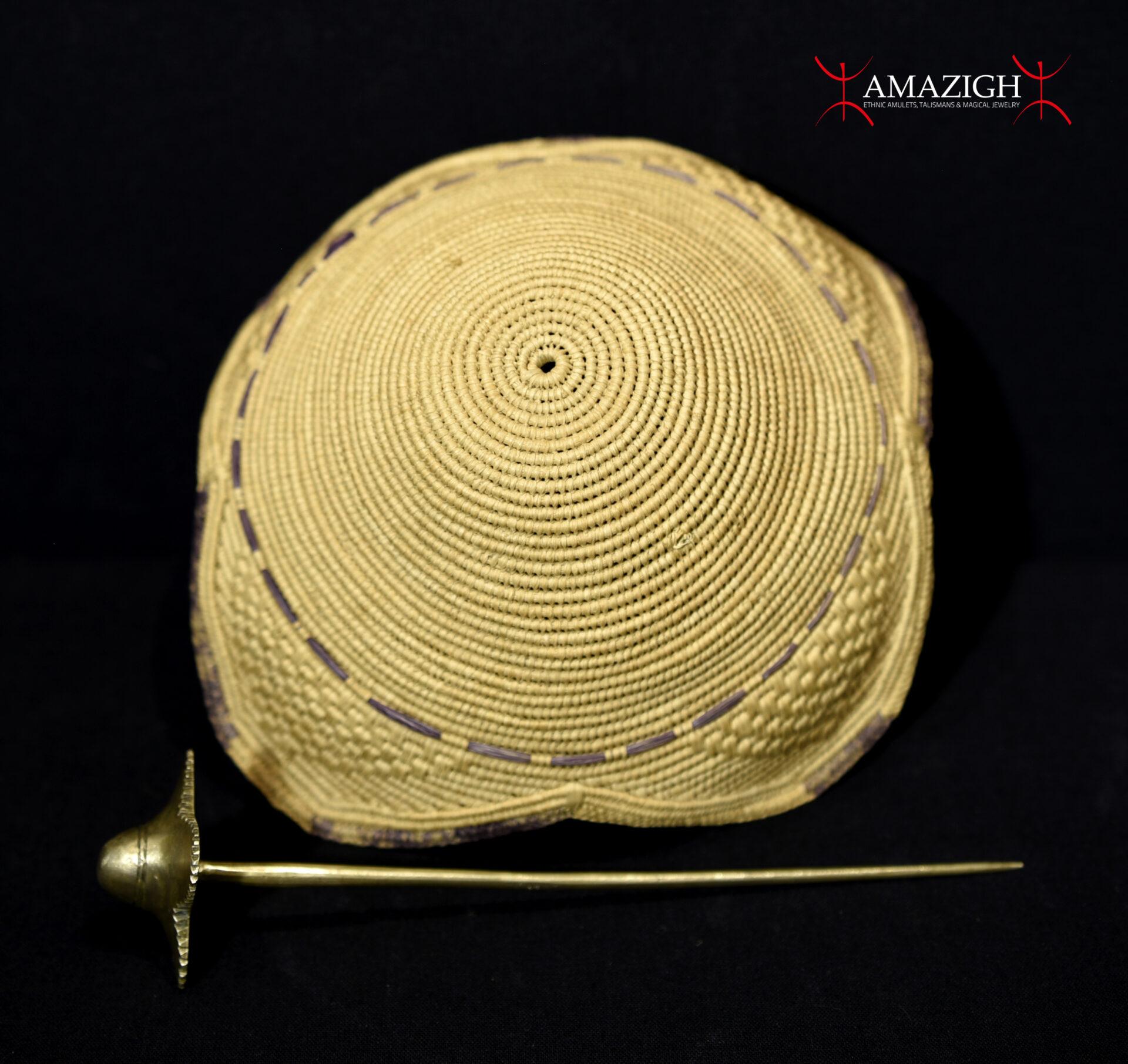 Antique Kuba Prestige Cap – Laket Mishiing – DR Congo