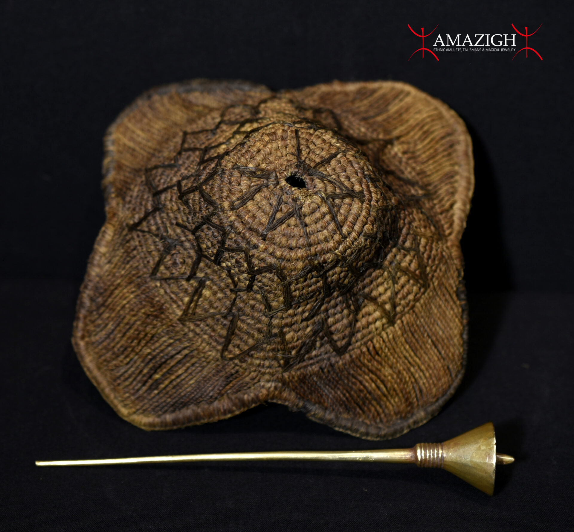 Antique Kuba Prestige Cap – Laket Mishiing – DR Congo