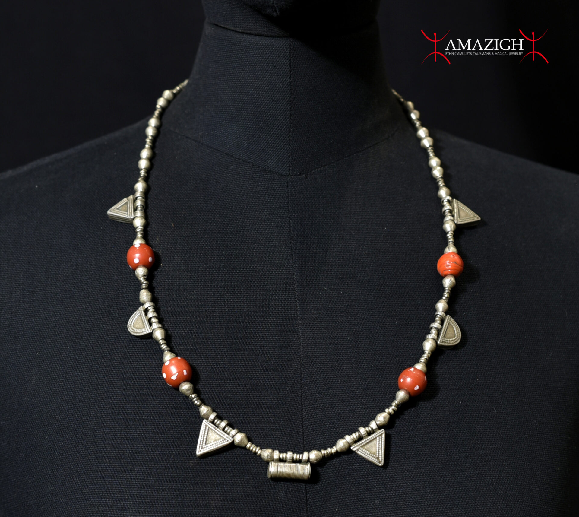 Fine Old Amulet Necklace (Telsum) – Jimma Region, Ethiopia