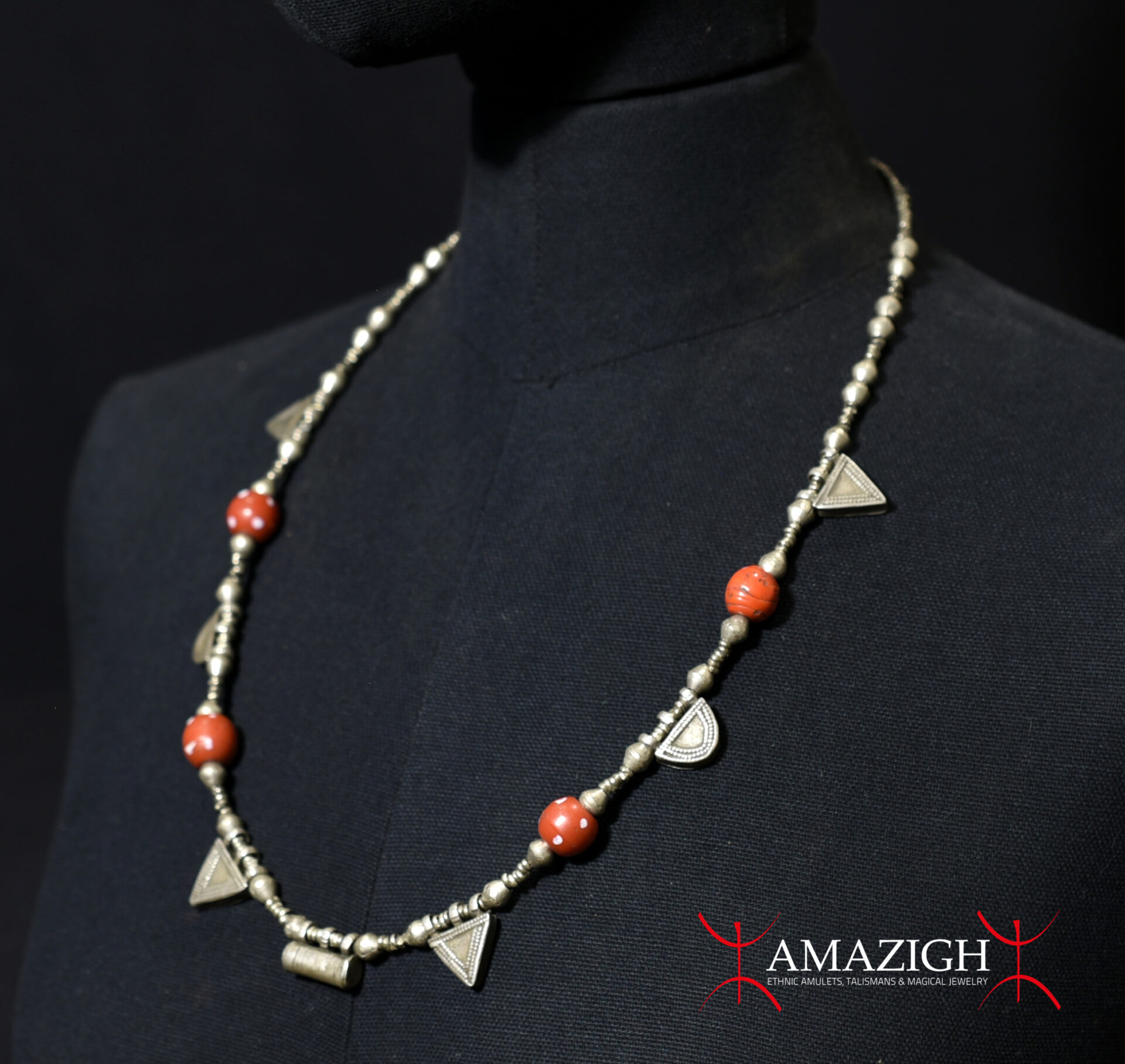 Fine Old Amulet Necklace (Telsum) – Jimma Region, Ethiopia