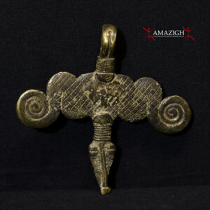 Gan Bronze Amulet – Snake – Burkina Faso