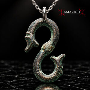 Ancient Viking Bronze Double-Headed Serpent Amulet - c. 9th-11th Century AD